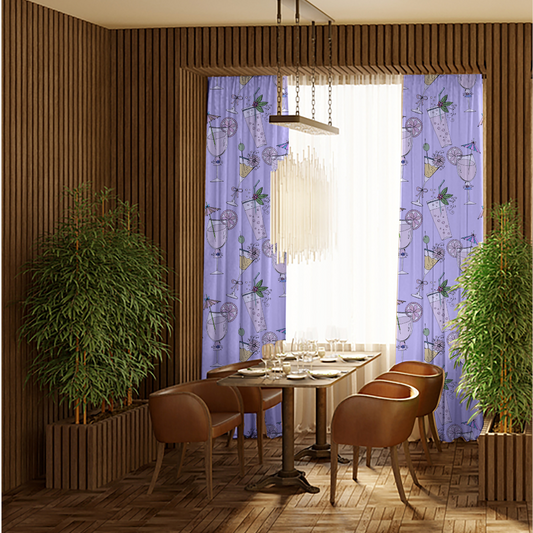 cafe_sheer custom design curtains